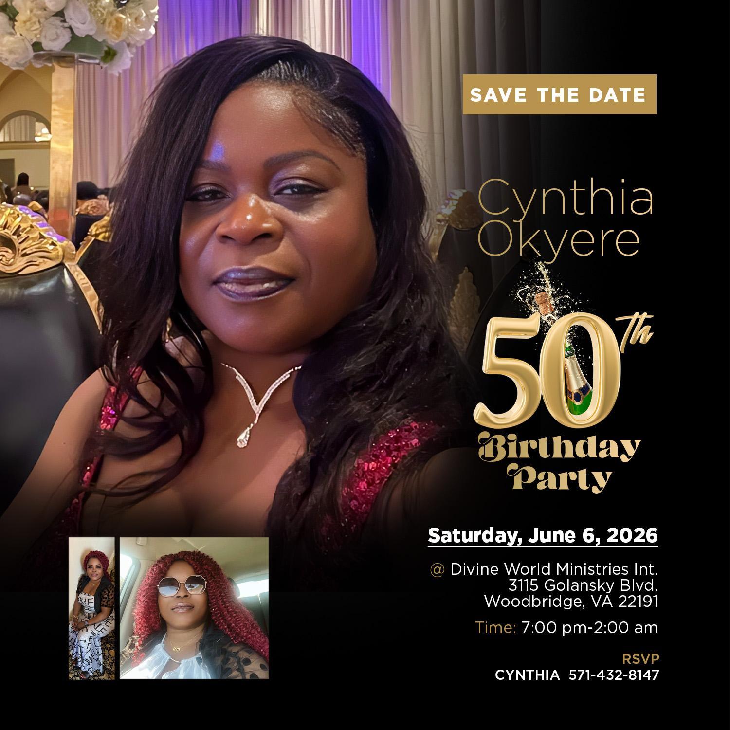 Cynthia @50