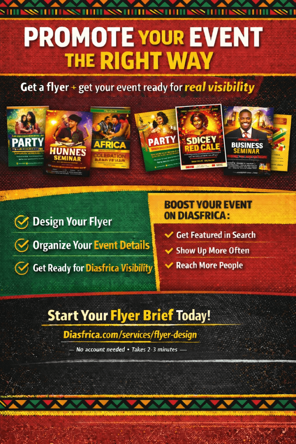 Diasfrica Flyer Design